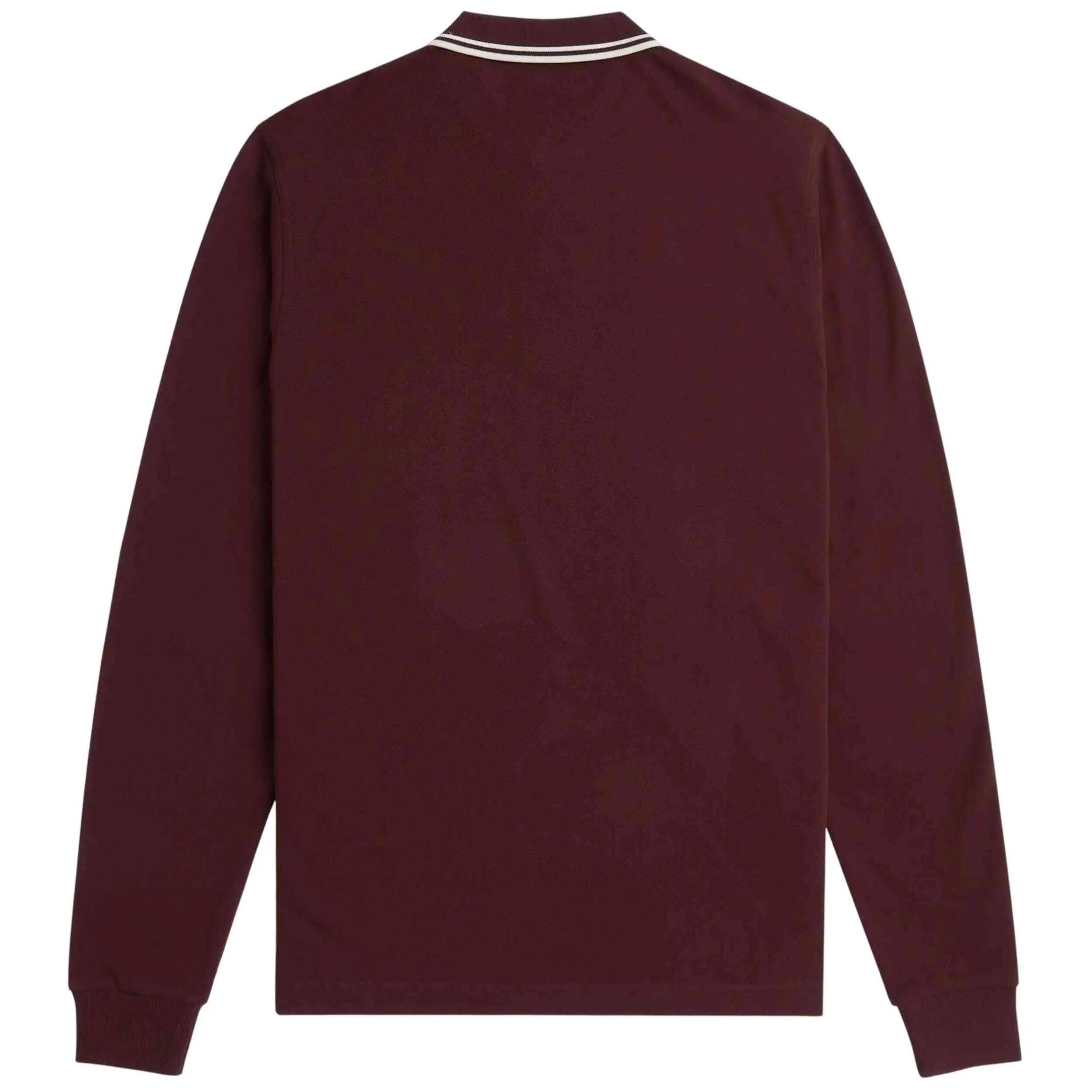 Polo à manches longues Fred Perry modèle M3636 "Burdeos" pour homme 4/5
