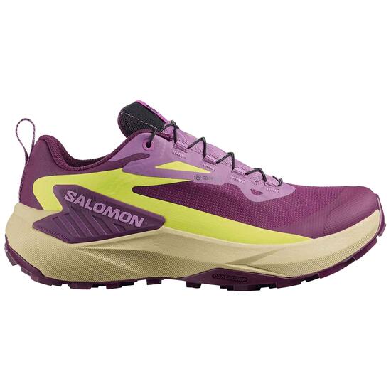 Chaussures de course Salomon modèle Genesis GORE-TEX "Violeta/Amaril pour femmes