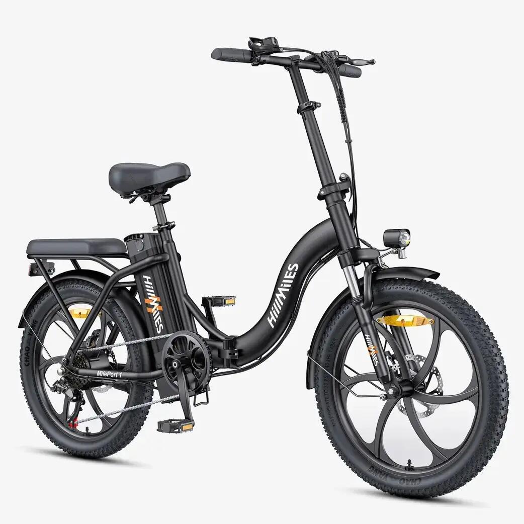 HillMiles MilePort 1 Bicicleta Eléctrica Plegable Neumático Grueso 20in 36V 13 4/6