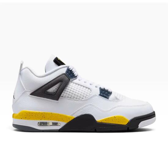 Baskets Jordan modèle Air Jordan 4 Retro "Tour Yellow" pour homme