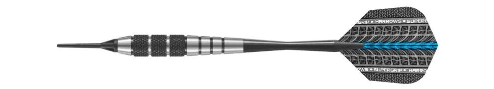 Fléchettes de dart Harrows Black Jack Softip 2/3