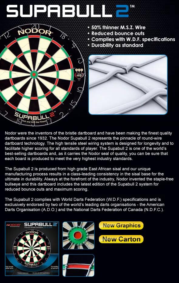 Nodor Supabull dartbord 3/5