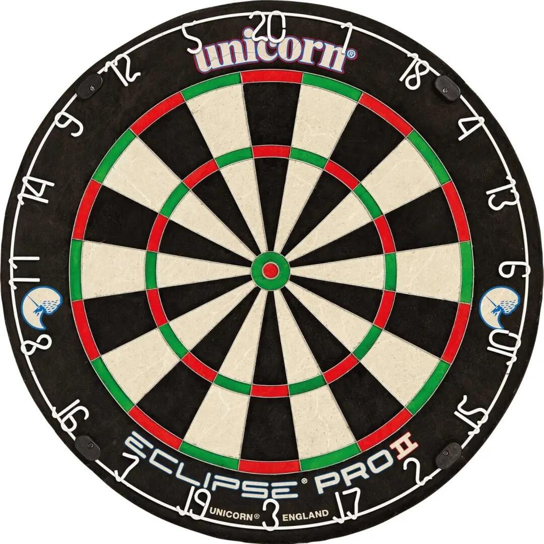 Darts - Scheibe - Bristle, Klammerfrei, Vergrösserte Spielfläche - Eclipse Pro 2 1/7