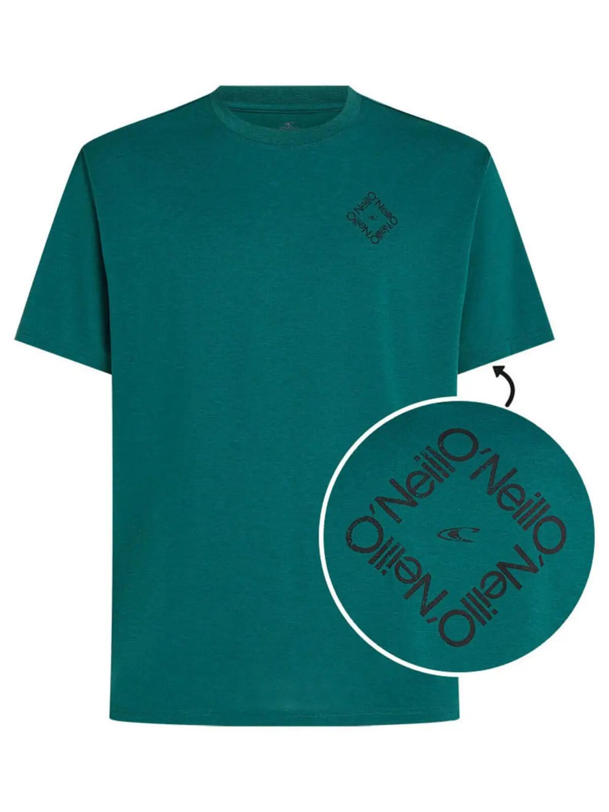 T-shirt col rond homme Hybrid Polygiene Vert 1/6