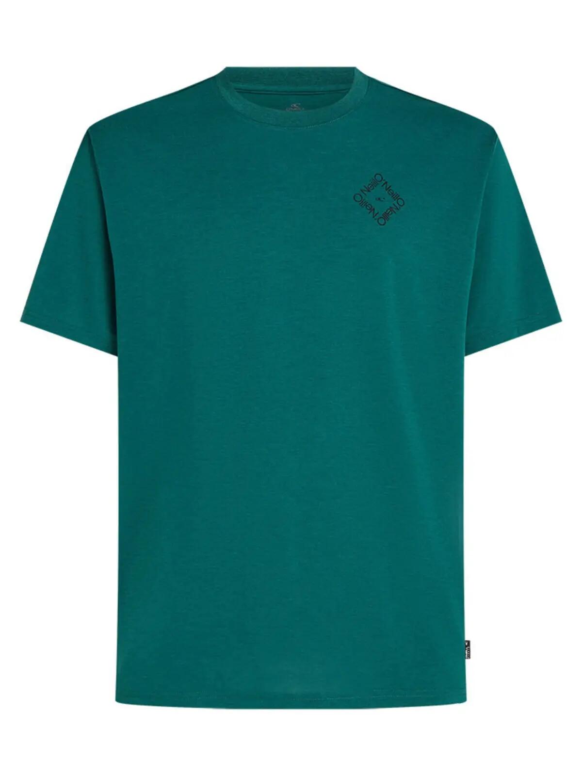 T-shirt col rond homme Hybrid Polygiene Vert 5/6
