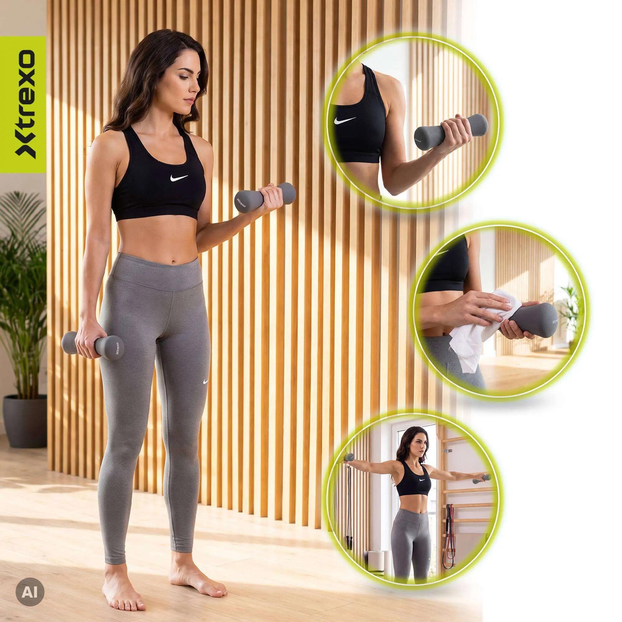 XTREXO TX0-B4M007 neoprén kézisúlyzó 0,5 kg 4/8