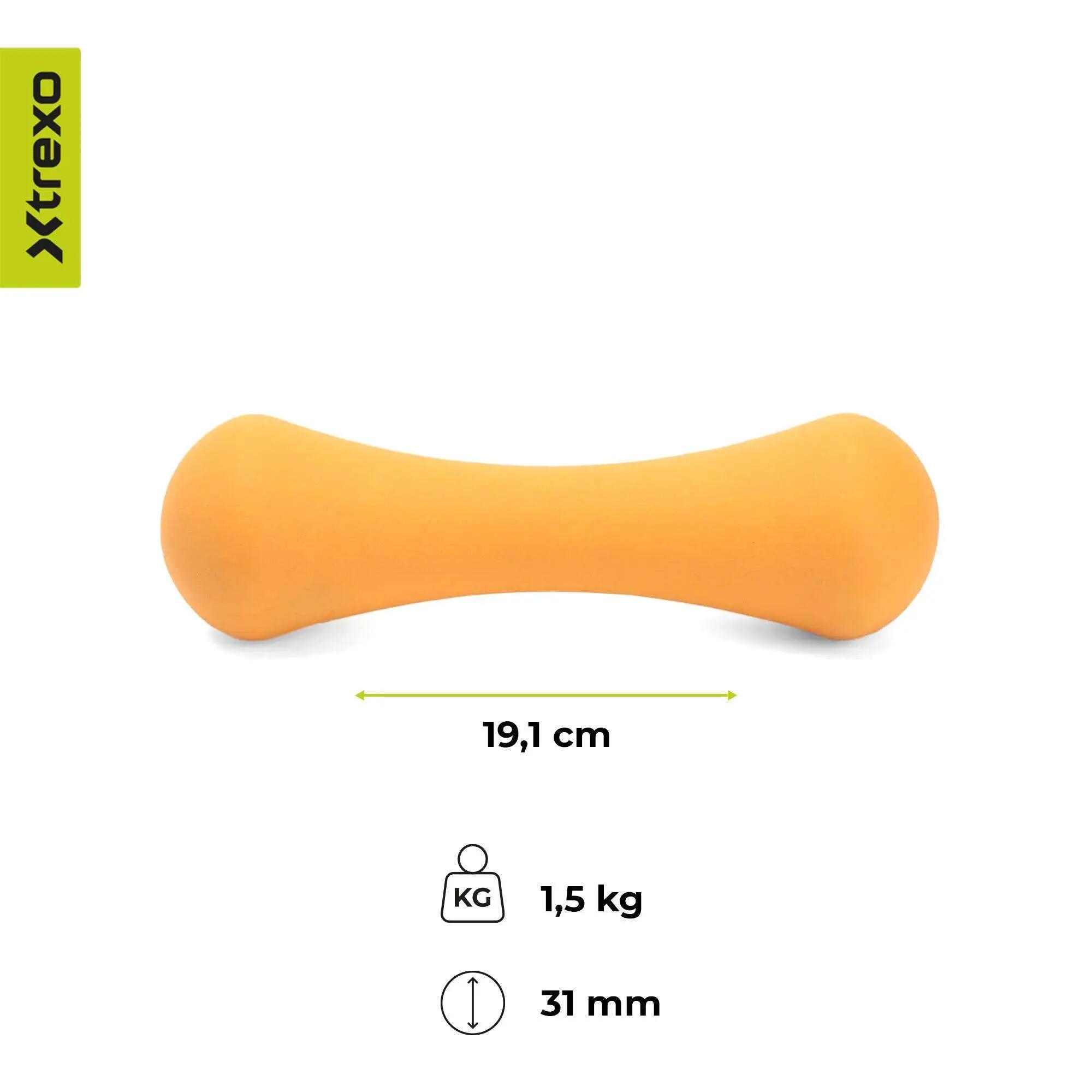 XTREXO TX0-B4M009 neoprén kézisúlyzó 1,5 kg 3/8