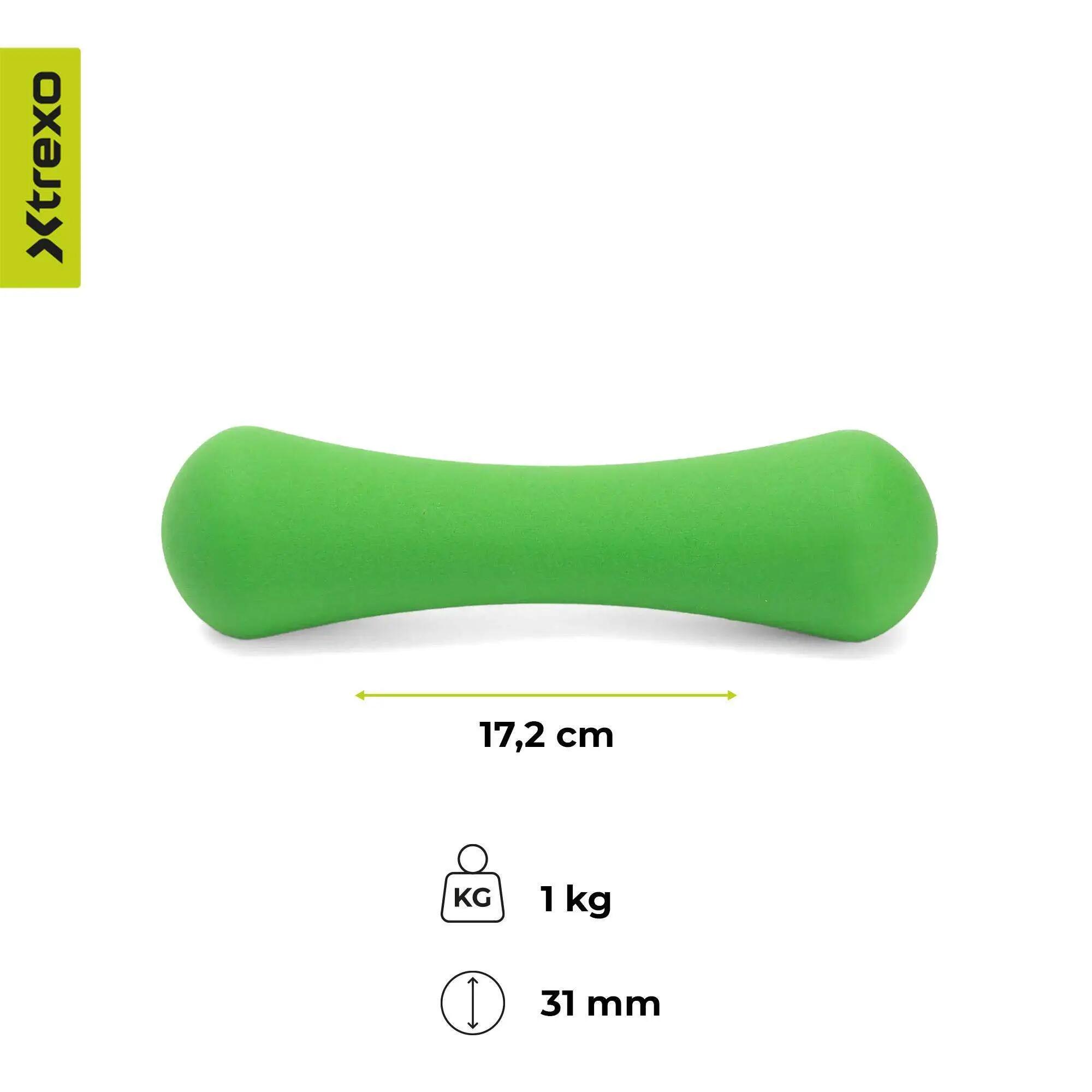 Haltère en néoprène XTREXO TX0-B4M008 1 kg 3/8