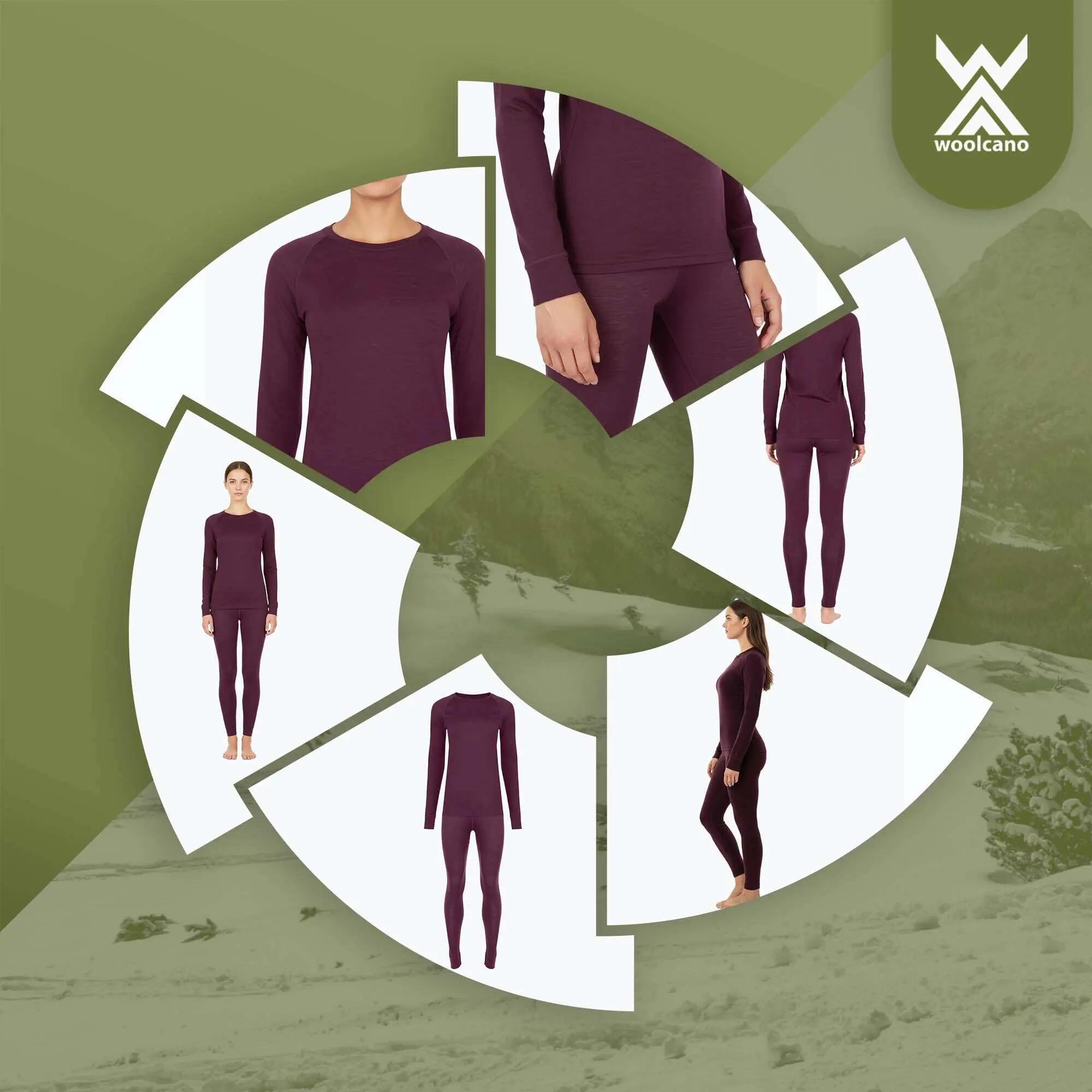 Dámský set termoprádla WOOLCANO Merino SET0543 6/7