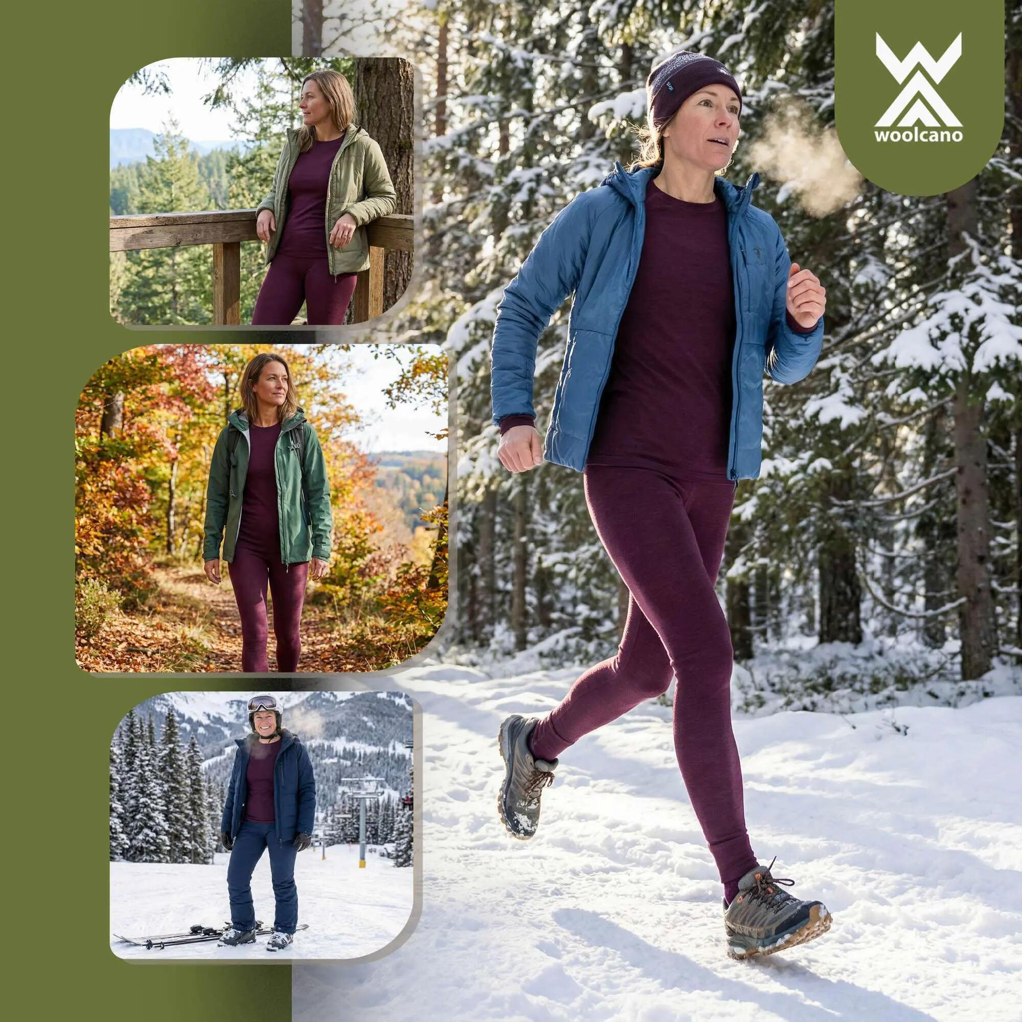 Dámský set termoprádla WOOLCANO Merino SET0543 4/7