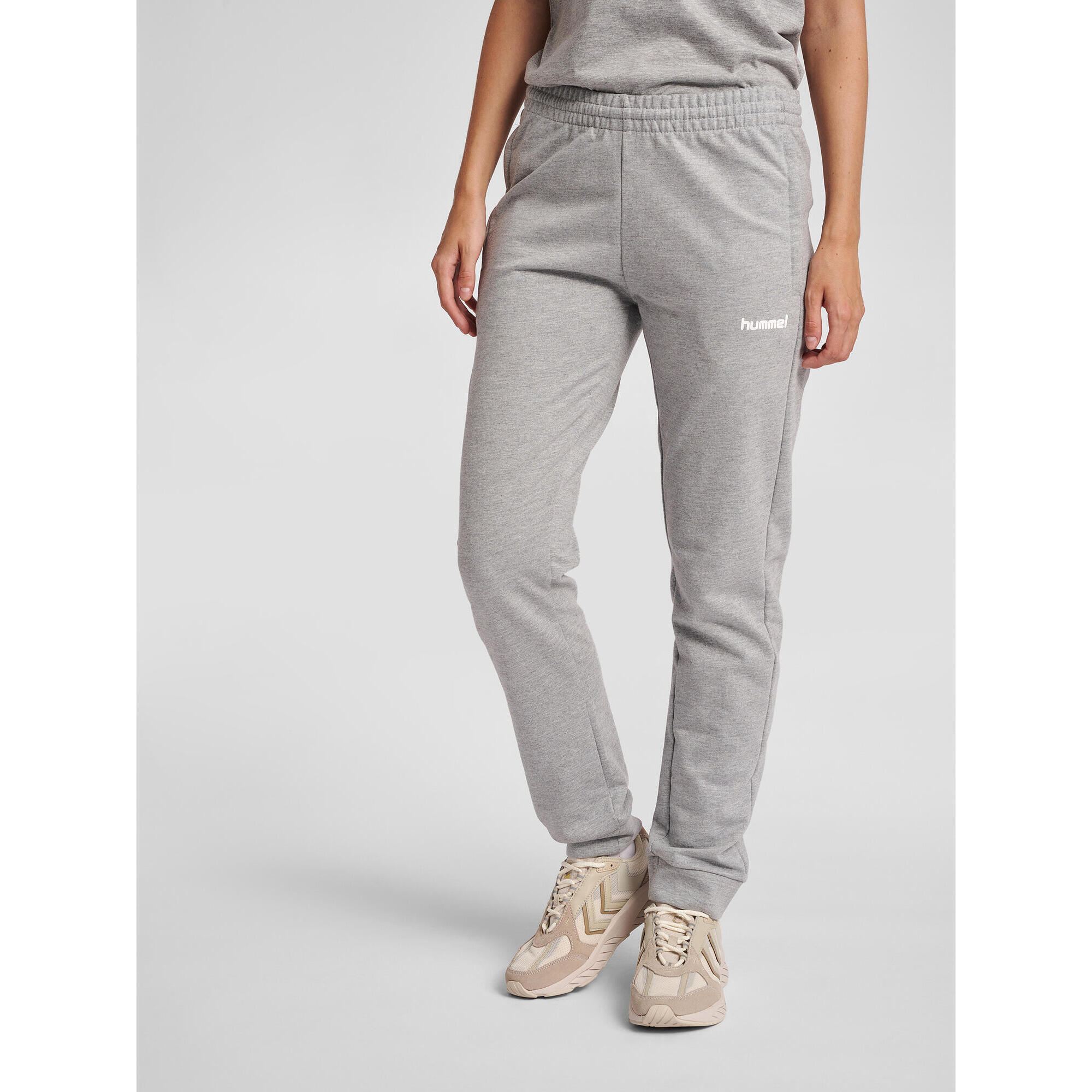 Hummel - Enfiler Pantalon Hmlgo Femme Hummel - Pantalons - Gris - 40 M - Decathlon
