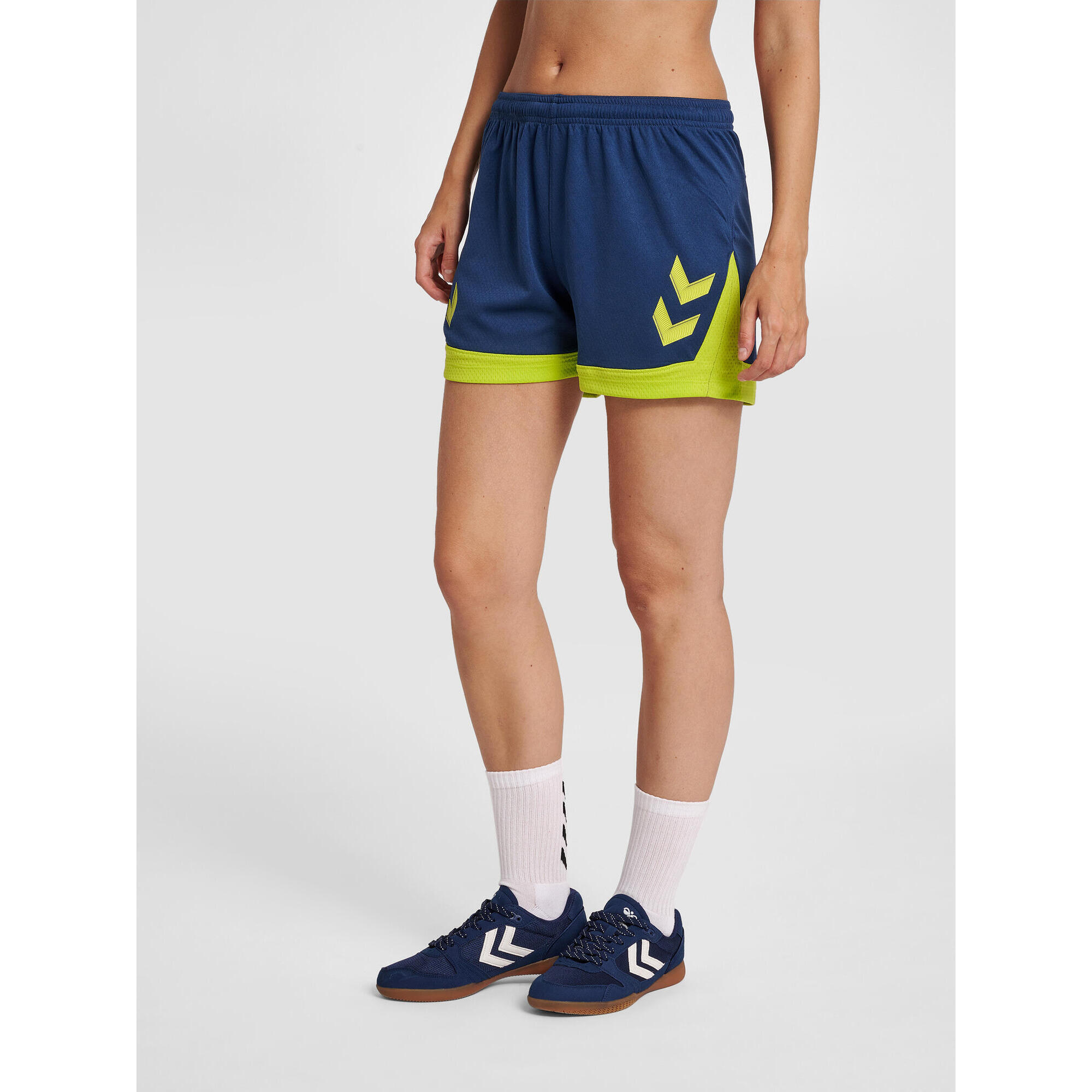 Hummel - Fermeture À Cordon Short Hmllead Femme Hummel - Short - Bleu|gris|vert - 48 Xl - Decathlon