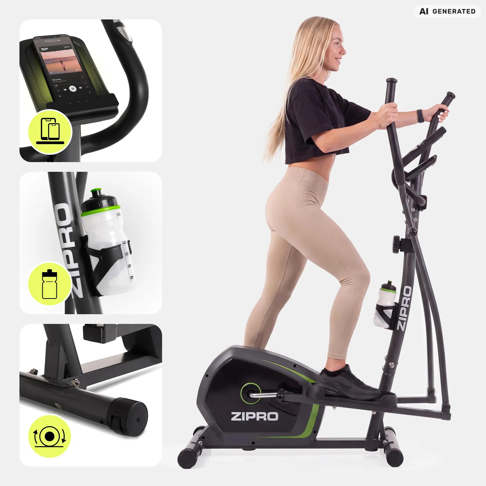 Vélo elliptique magnétique Zipro Neon fitness et cardio 7/16