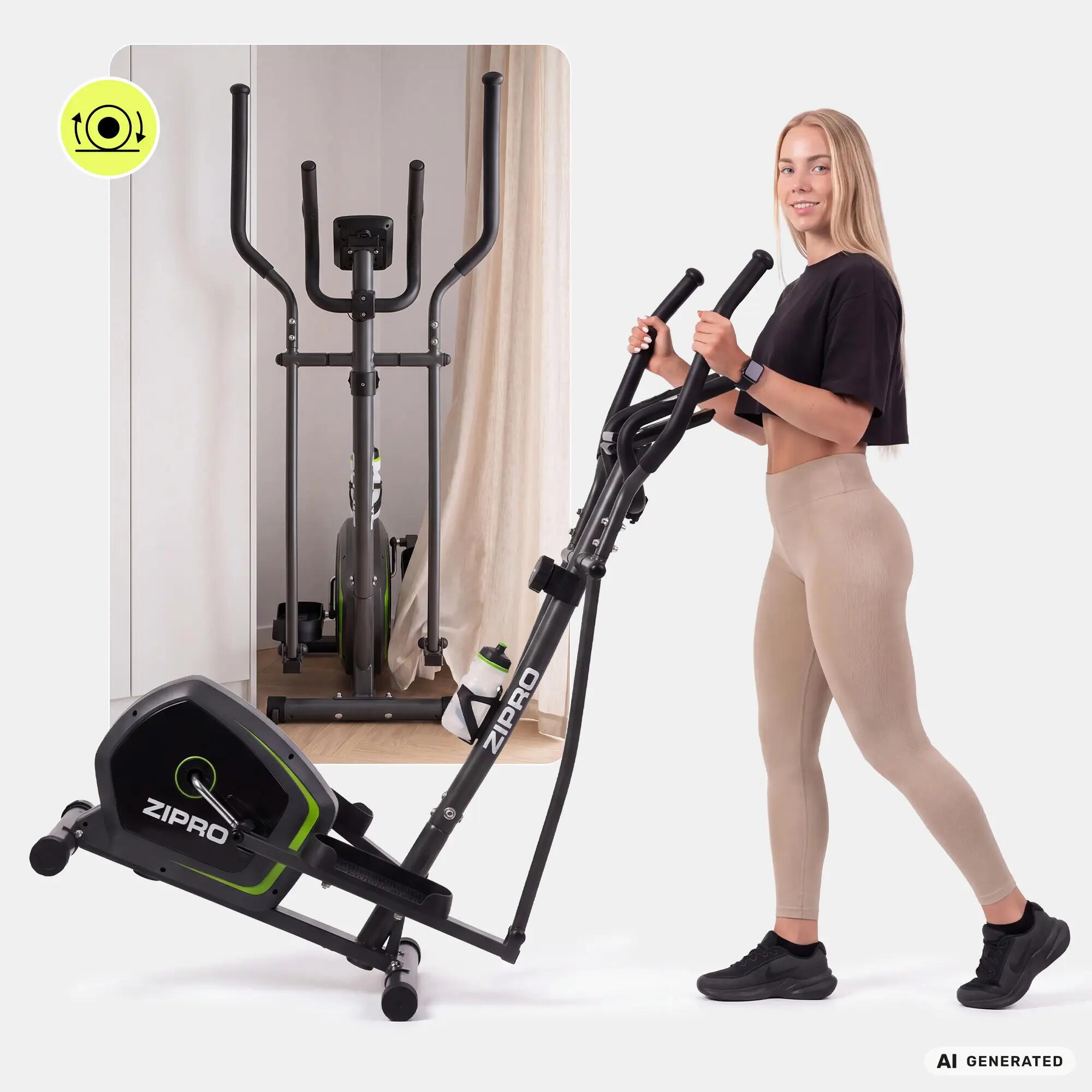 Vélo elliptique magnétique Zipro Neon fitness et cardio 2/16