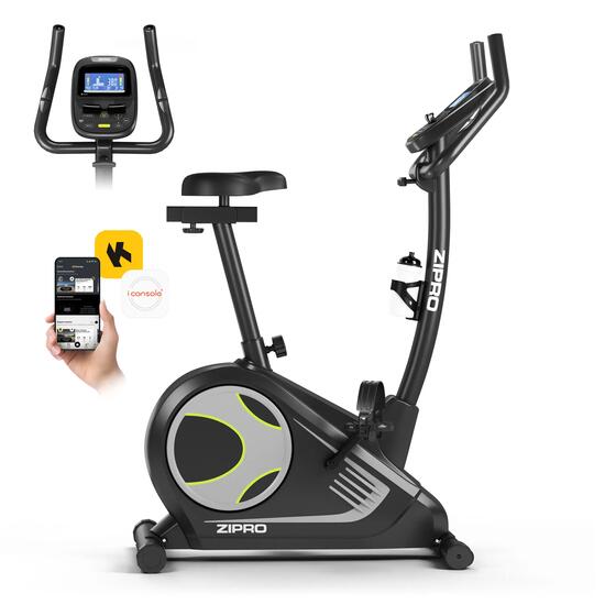 Hometrainer Flame elektromagnetisch, 32 weerstanden, iConsole+, Kinomap