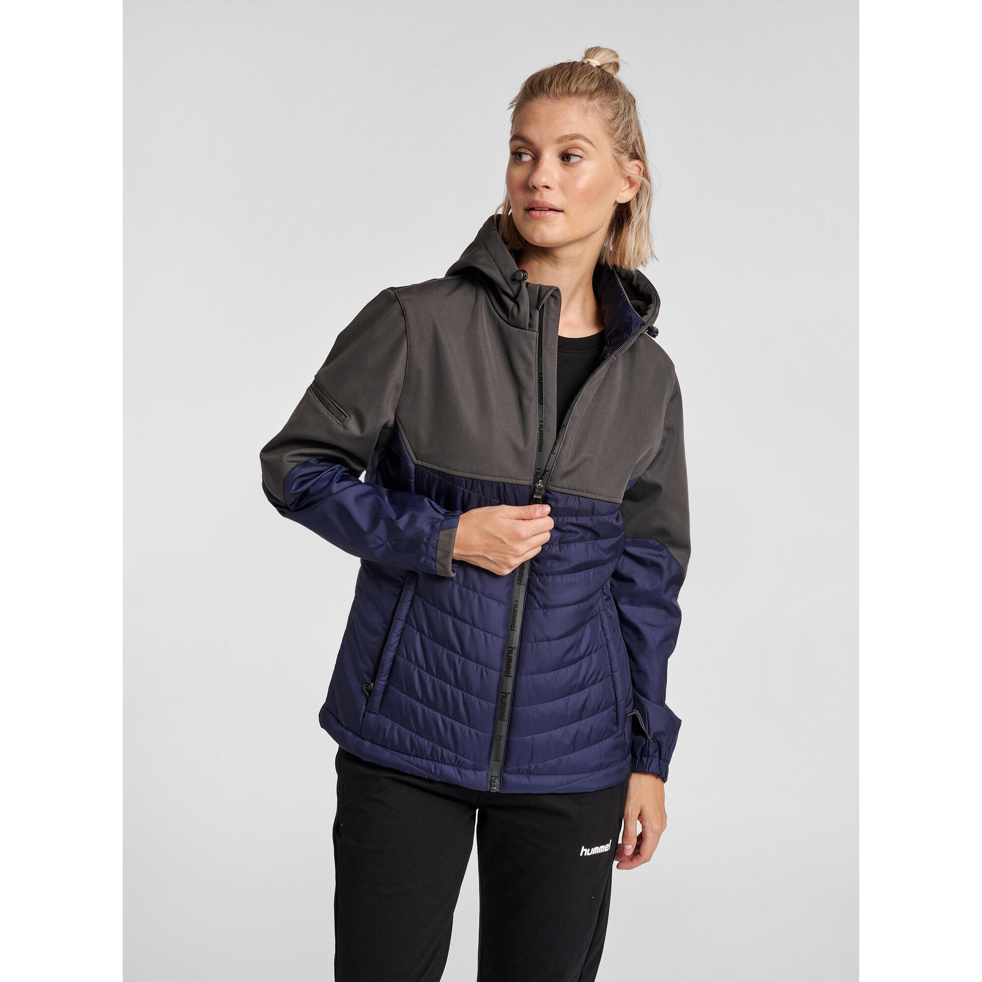 Hummel - Fermeture Éclair Combinaison Hmlnorth Femme Hummel - Manteau - Gris - S - Decathlon