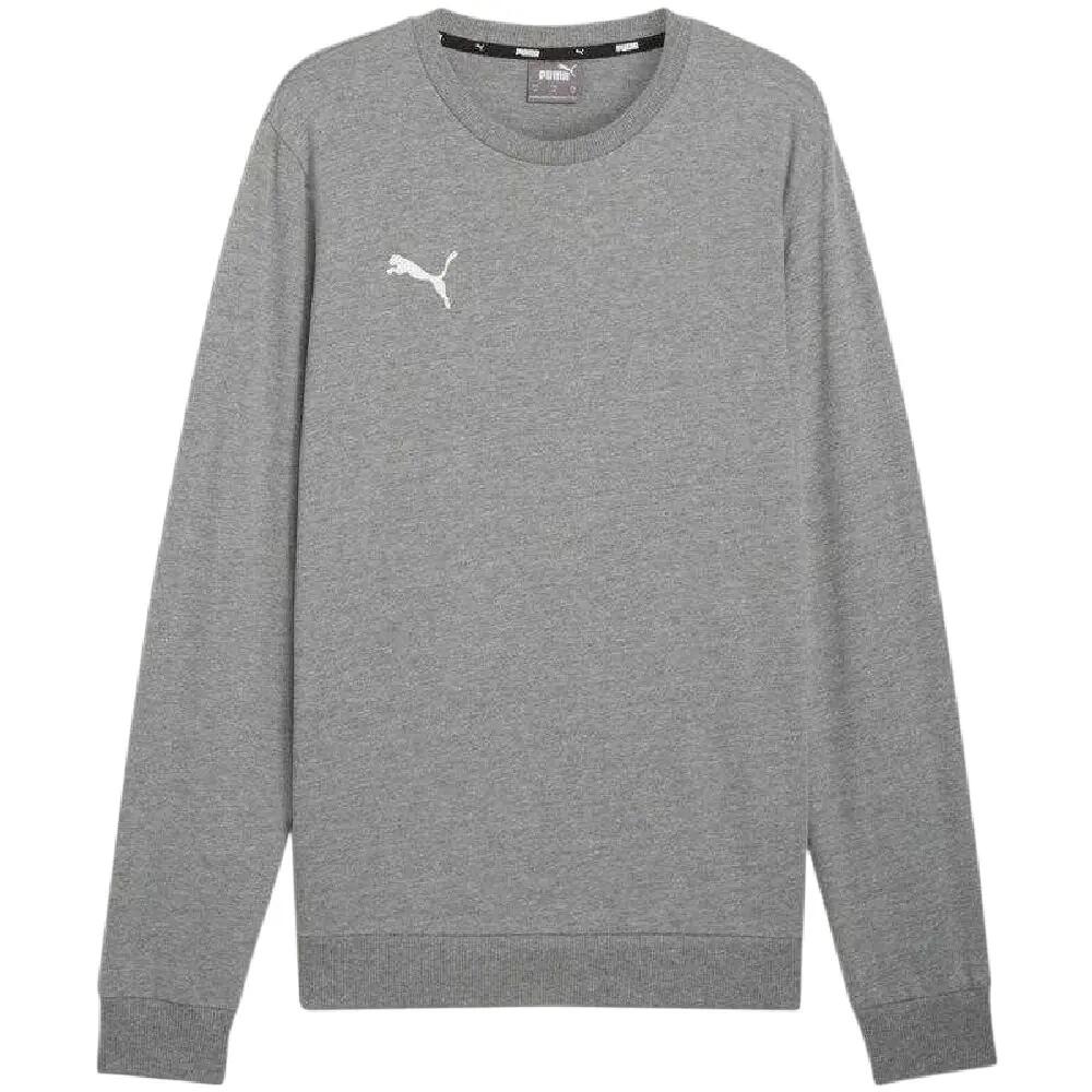 PUMA Herren teamGOAL Casuals Crew Neck Sweat Sweatshirt Pullover 658592 Grau 2/8