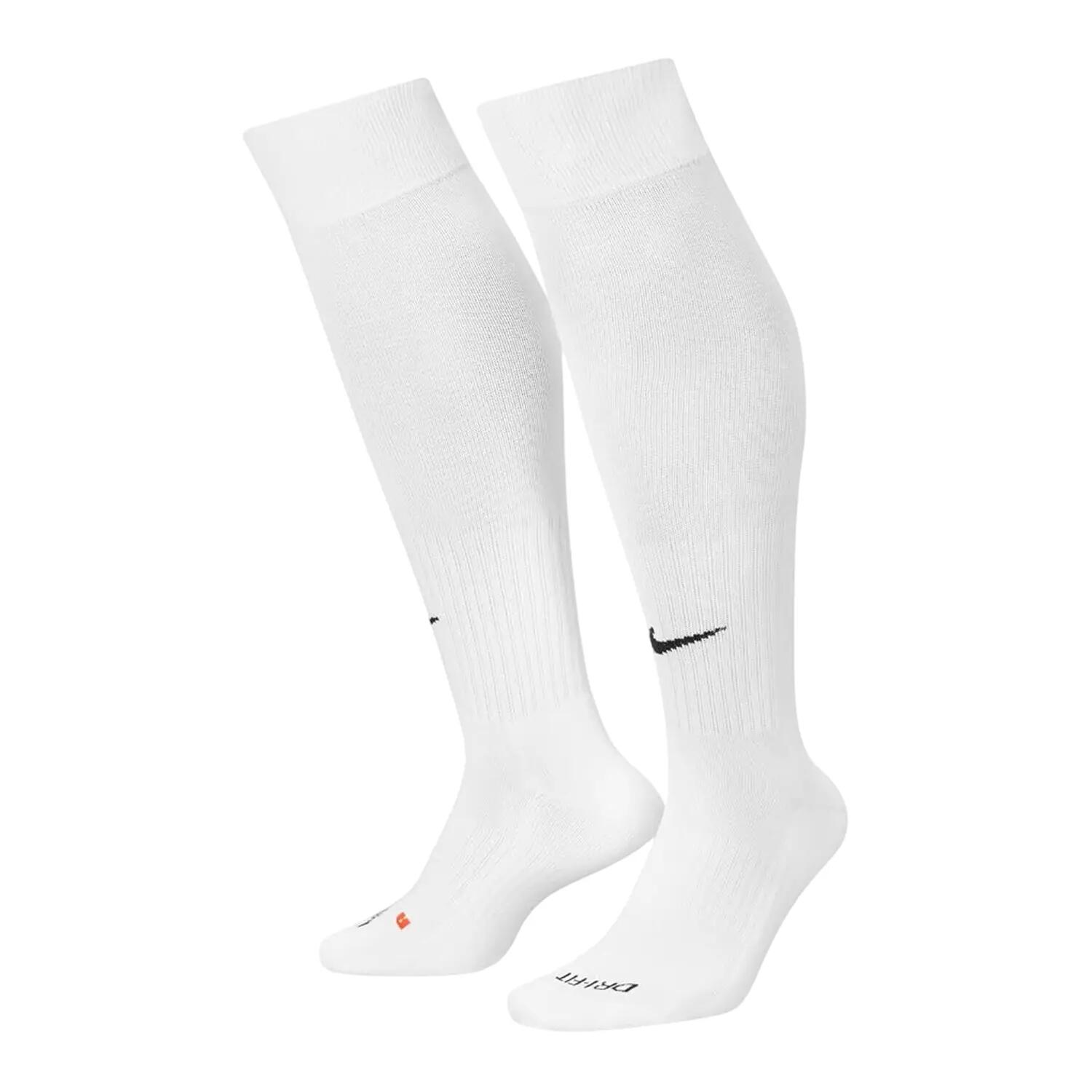 Unisex Adult Classic II Cushioned Football Socks (White/Blue) 3/4