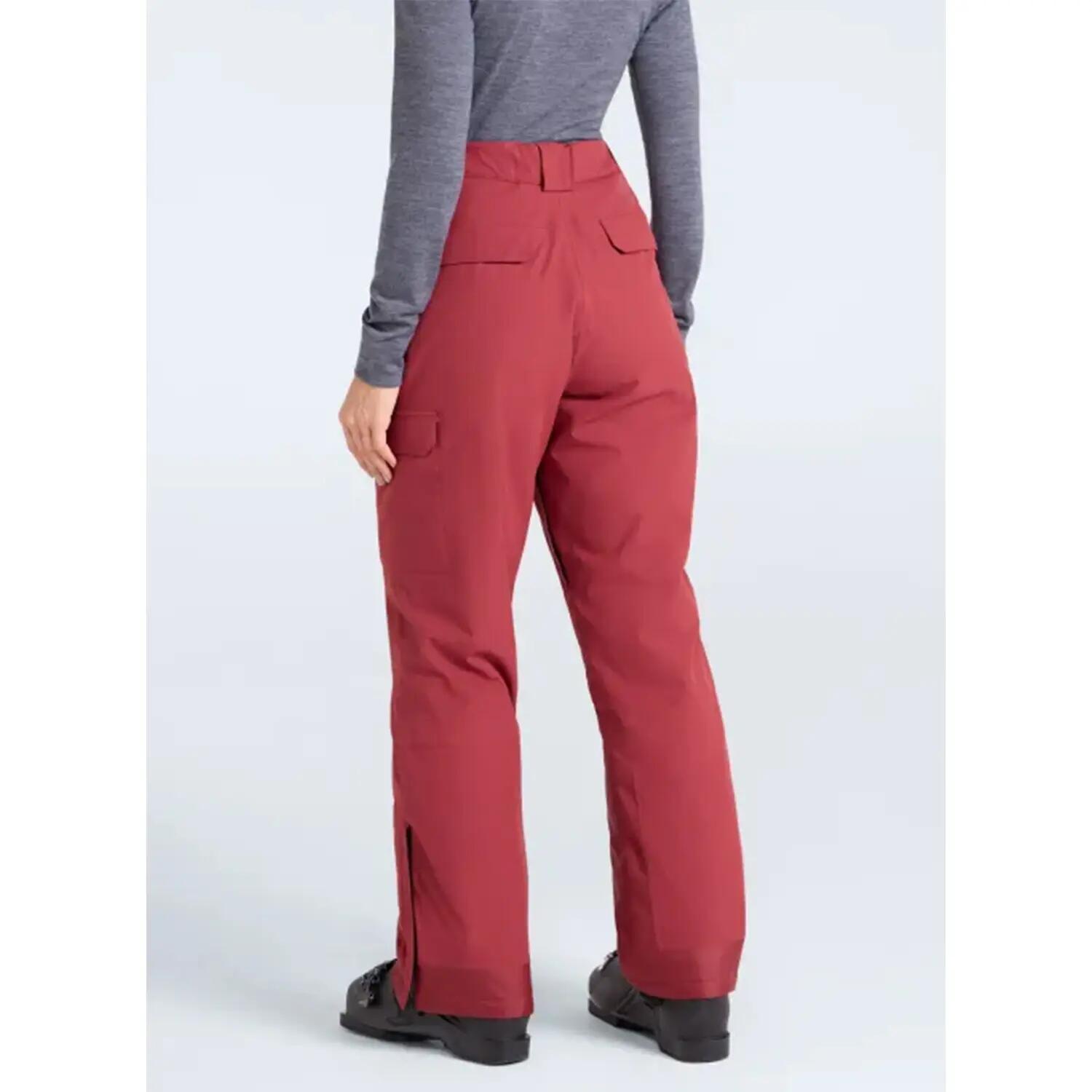 Donna Pantaloni Da Sci Animal Glaze Rosso 6/6
