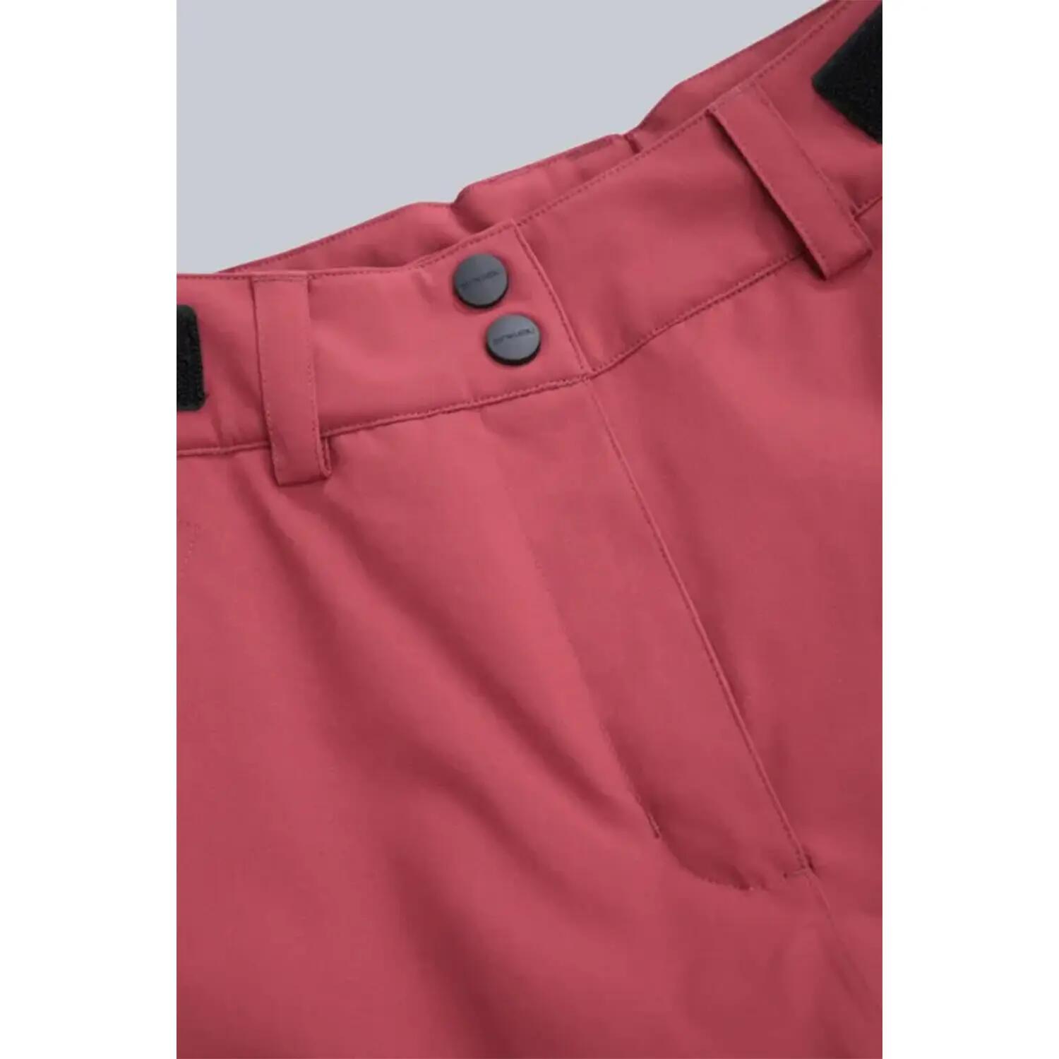 Donna Pantaloni Da Sci Animal Glaze Rosso 3/6
