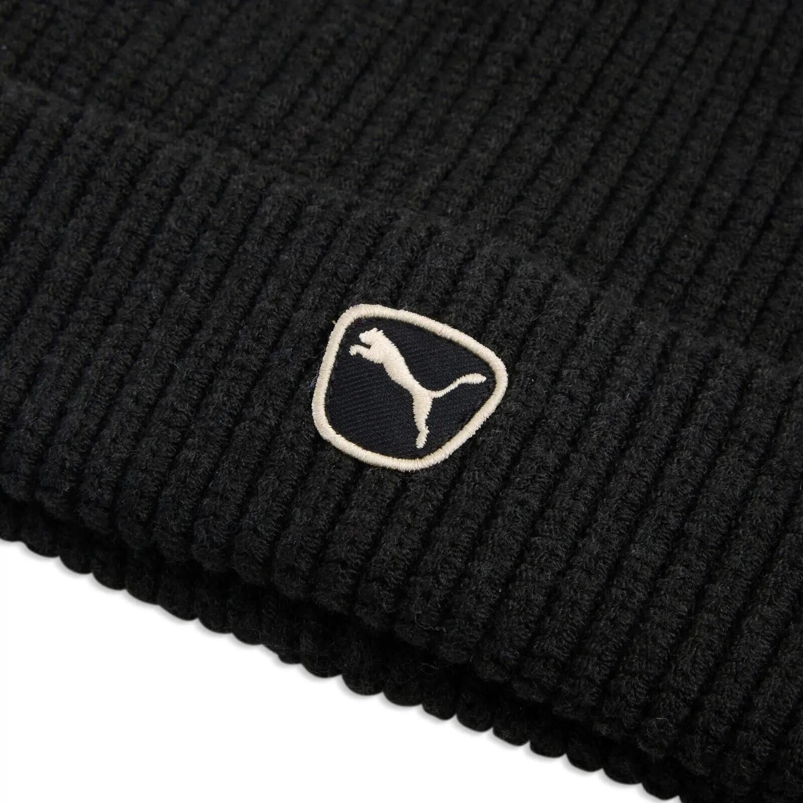 Unisex, poliészter - Bean Puma Cat Patch Mid Crown Beanie 4/5