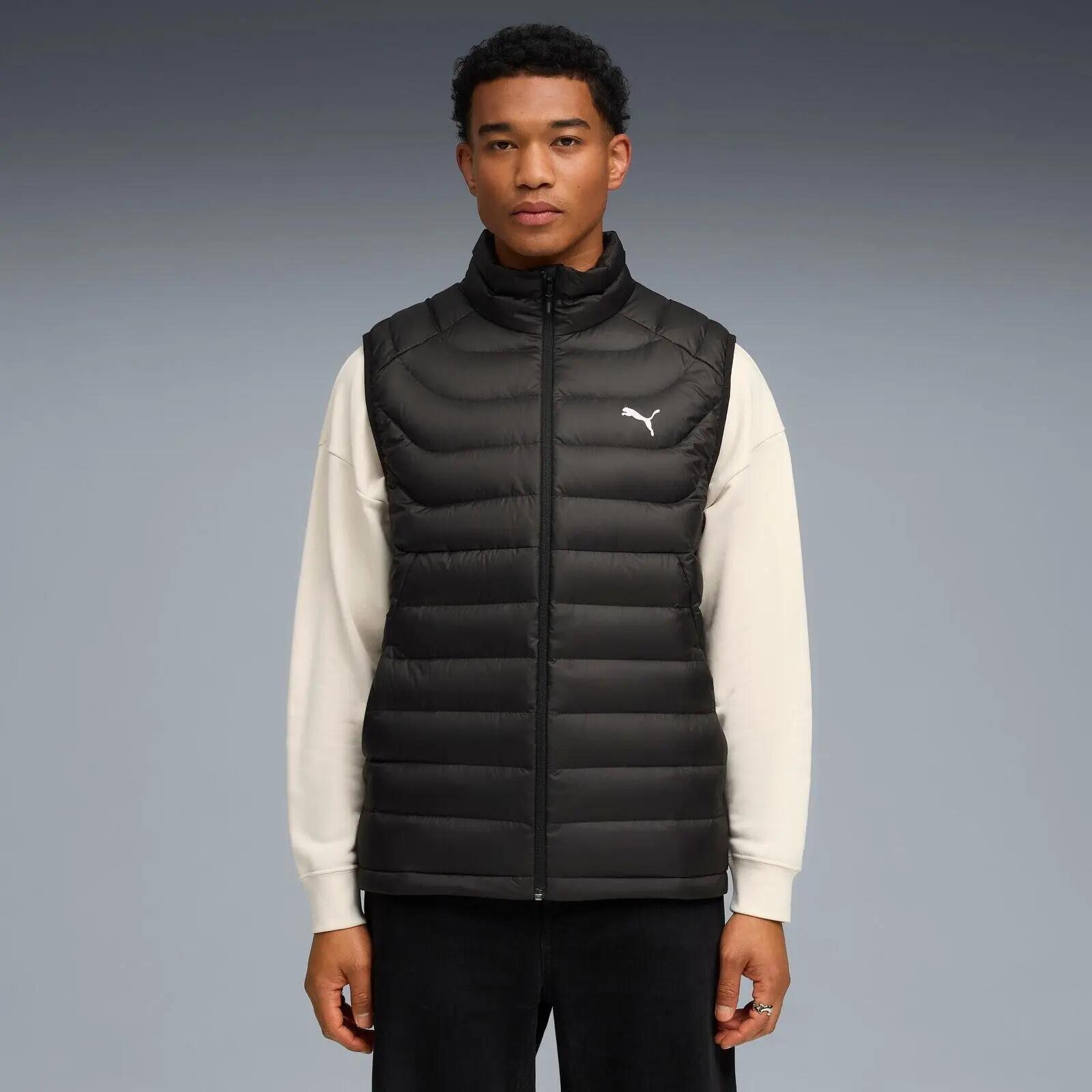 Férfi, poliészter - Vest Puma Packlite Down Vest 4/5