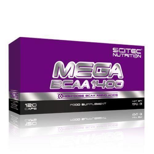 BCAA Scitec Mega BCAA 1400 120caps.