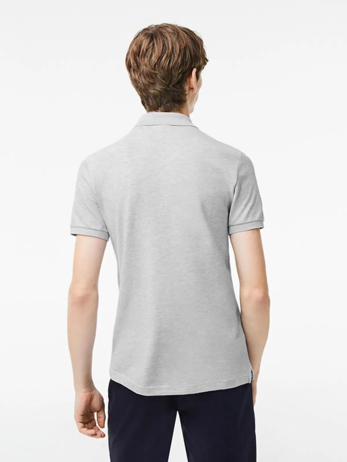 Polo Homme Gris 3/4