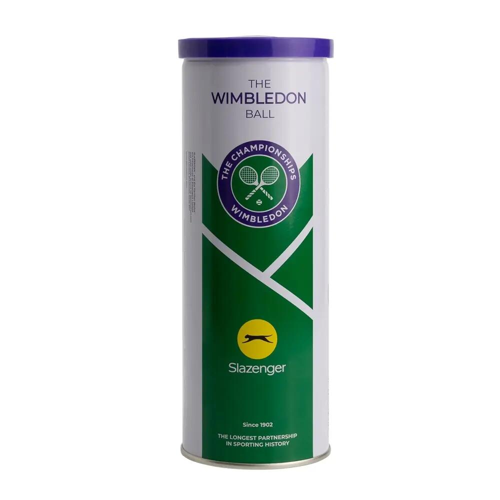 Palline Da Tennis Misura Confezione 4 Slazenger Wimbledon Giallo Taglia Unica 2/4