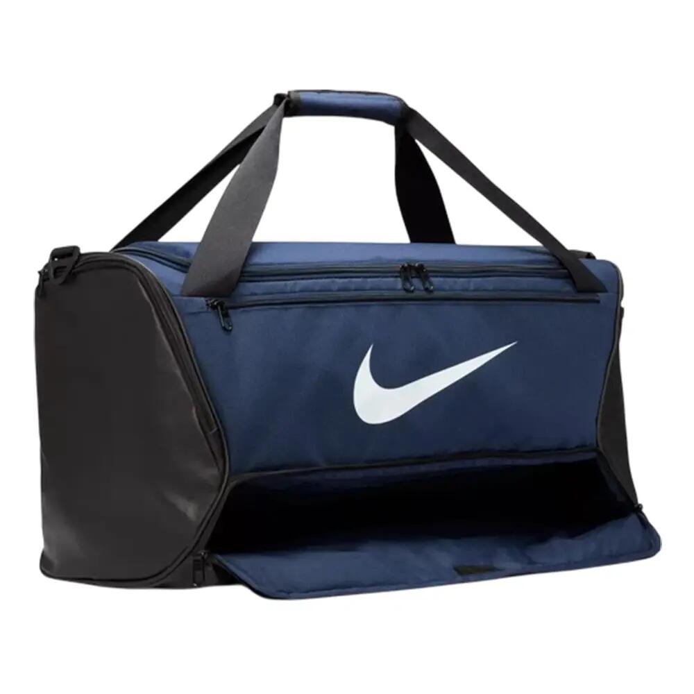 Brasilia Swoosh Training 60L Duffeltas (Middernacht marine/zwart/wit) 3/6