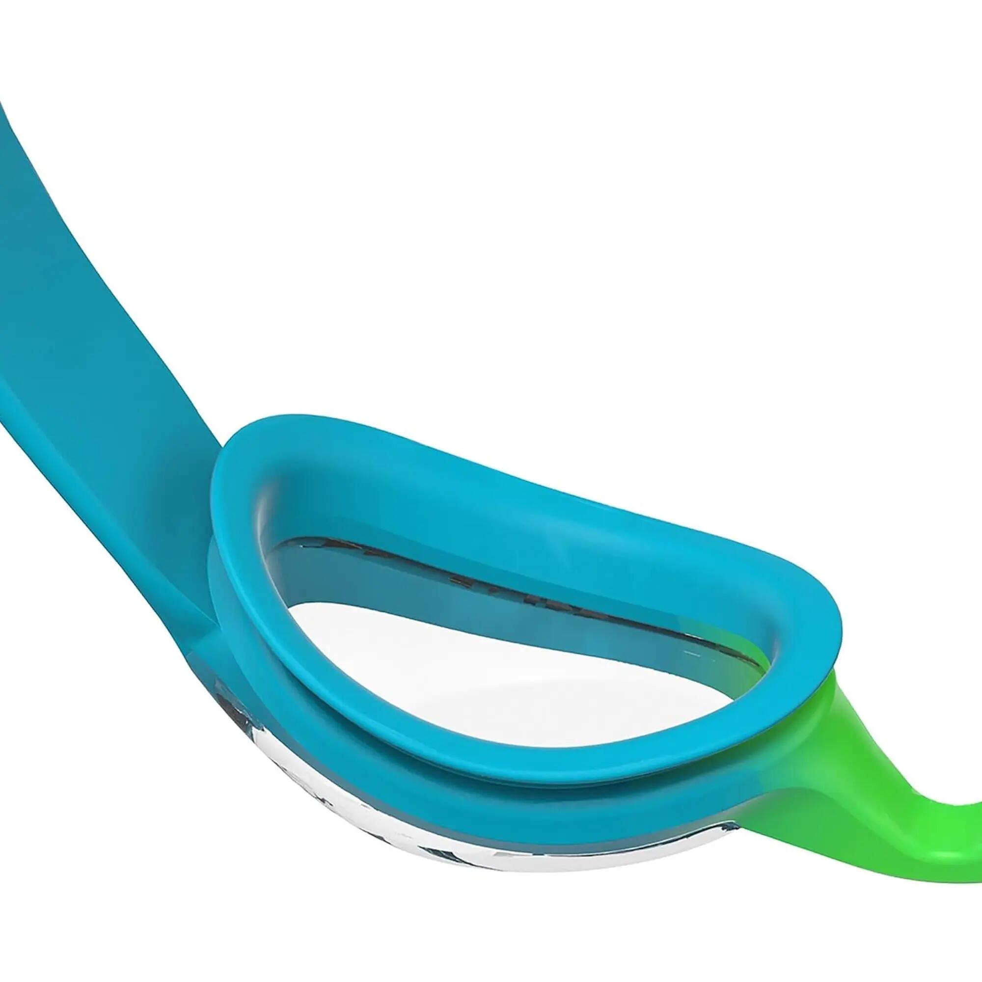 Kinder/Kinder Illusie Zwembril (Azuurblauw/Fluorescerend groen) 4/4