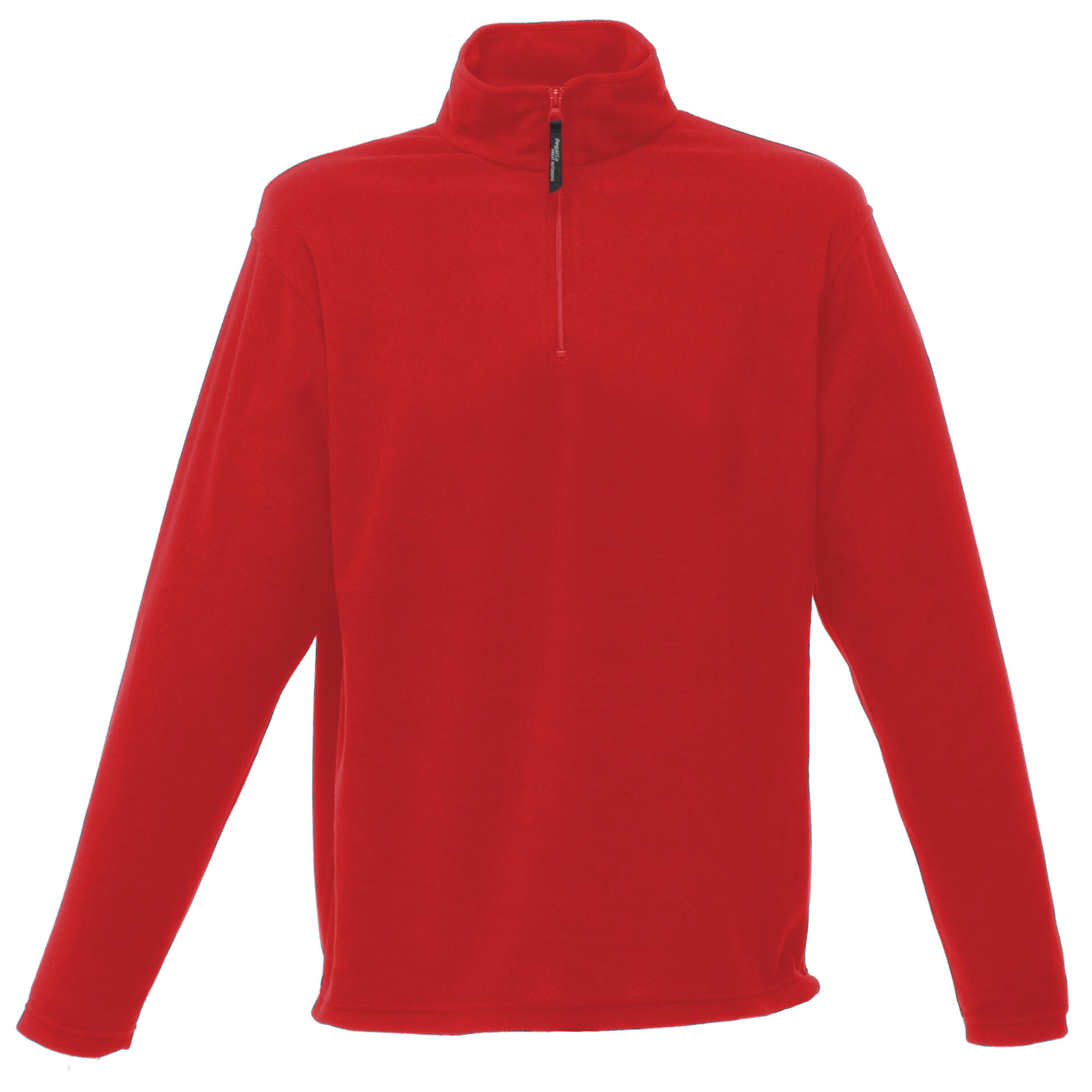 Mens 170 Series Antipill Zip Neck Micro Fleece (Classic Red) 1/4