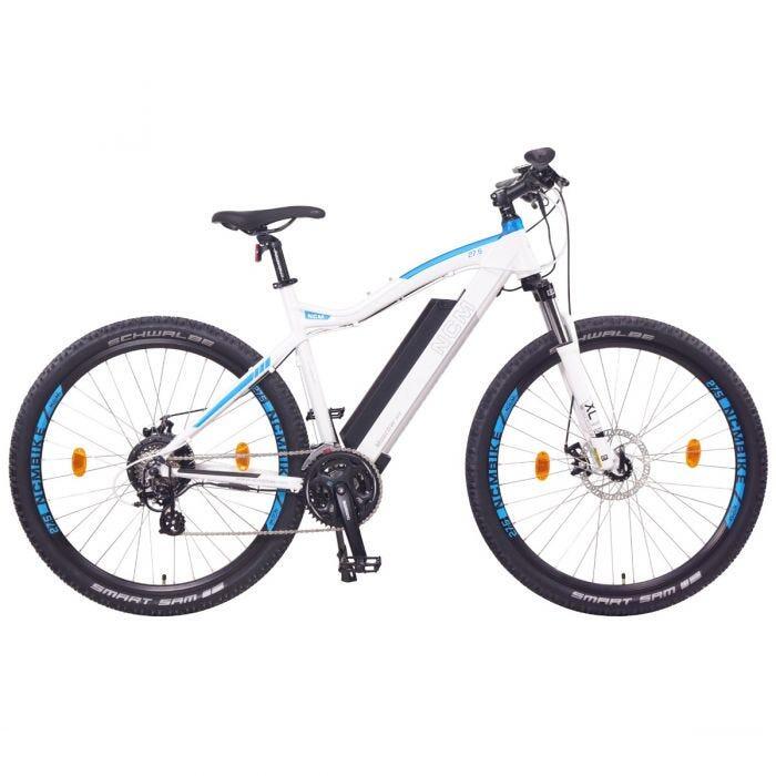 VTT électrique NCM Bikes Moscow Blanc - 26'', 250W, batterie 48V 13Ah