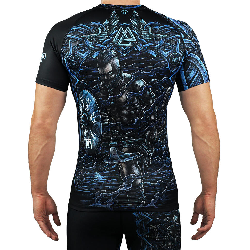 Rashguard do MMA męski Ground Game VIKING z krótkim rękawem