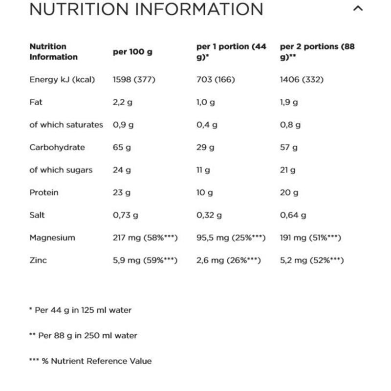 Getränkpulver proteinhaltig Regeneration Recovery Max Schokolade 1144g