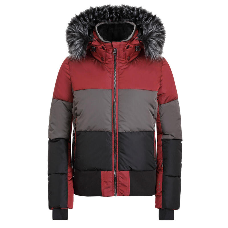W Ekholm L7 Jacket - vest - 650 classic red - dames - Pisteskiën
