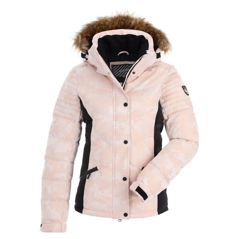 W Snow Luxe Puffer  - vest - roze - dames - Pisteskiën