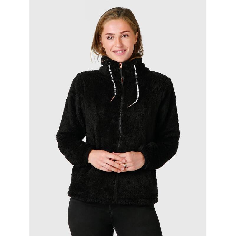 Purden Women Fleece Zwart L - Trui - 9999 black - dames - Pisteskiën