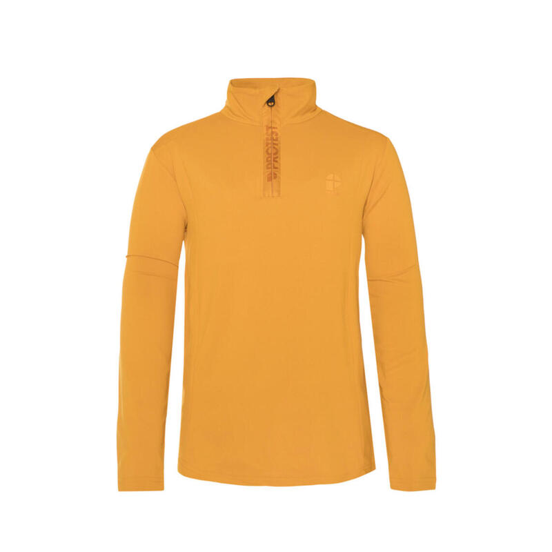 B Willowy Jr 1/4 Zip Top - Trui - 216_dark_yellow - kids - Pisteskiën