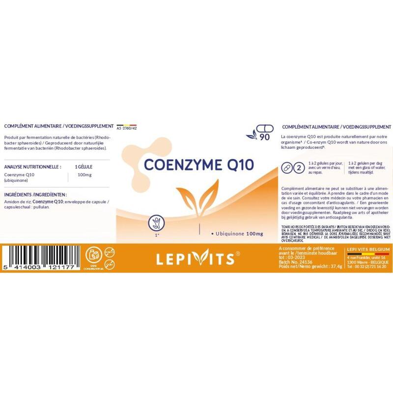 Coenzyme Q10 - Cellulaire energie