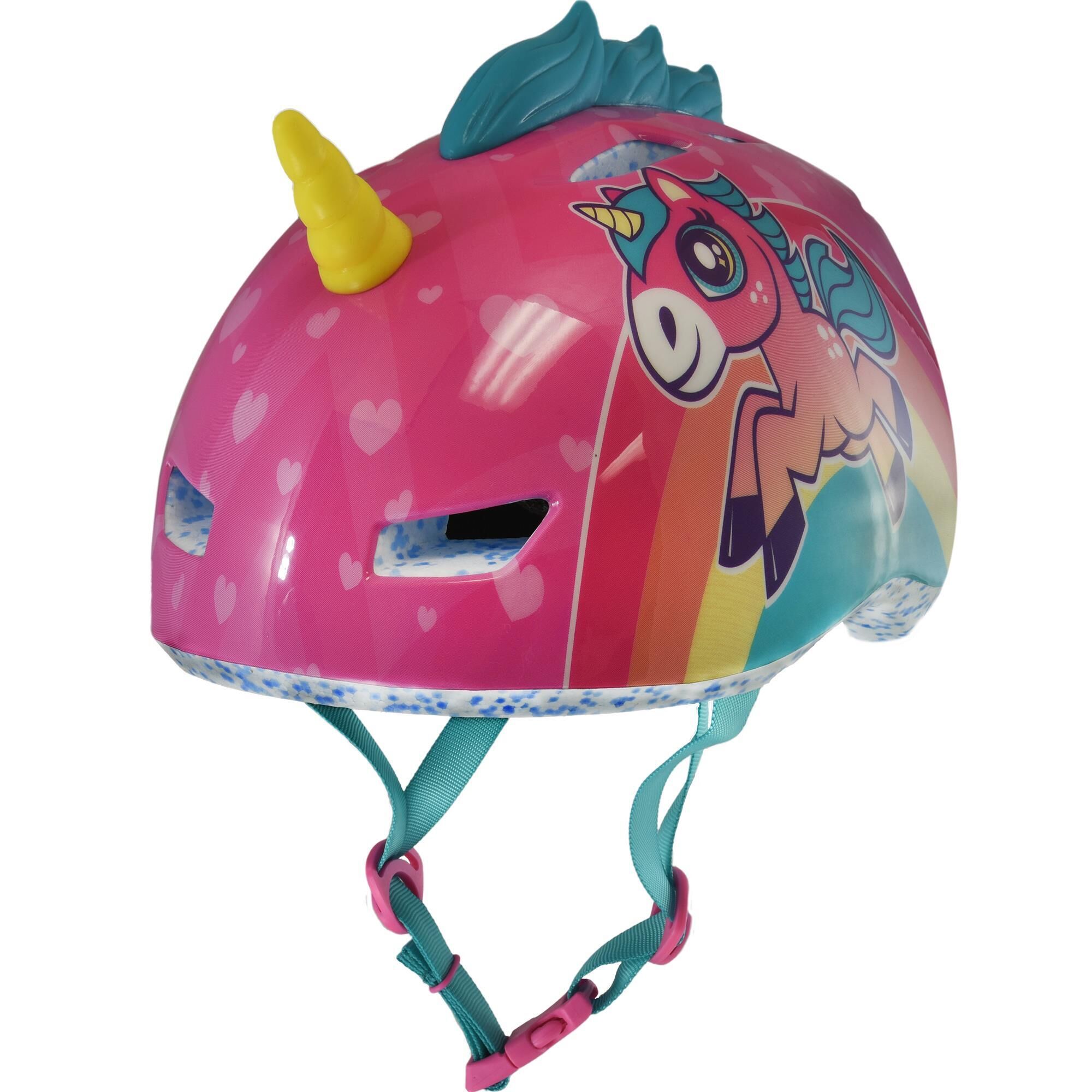 RASKULLZ C-Preme Helmet Raskullz Lil Unicorn Horn Toddlers Safety 48-52cm Pink