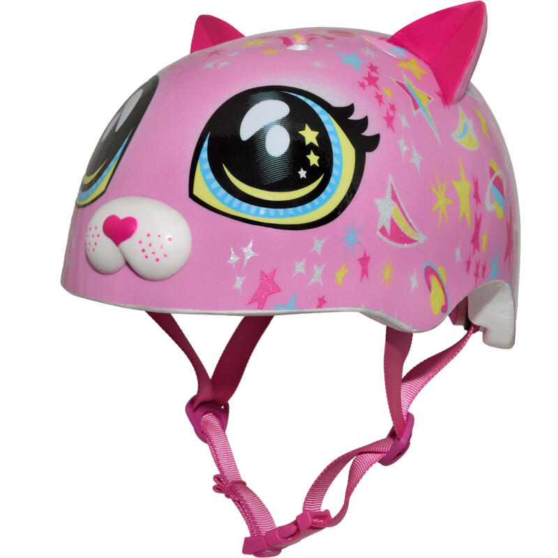 C-Preme Helmet Raskullz Astro Cat Toddlers Safety 48-52cm Pink Cycling