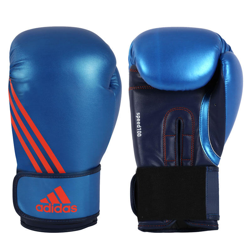 Blau - 100 (Kick) Adidas Boxhandschuhe oz 6 - Speed ADIDAS DECATHLON