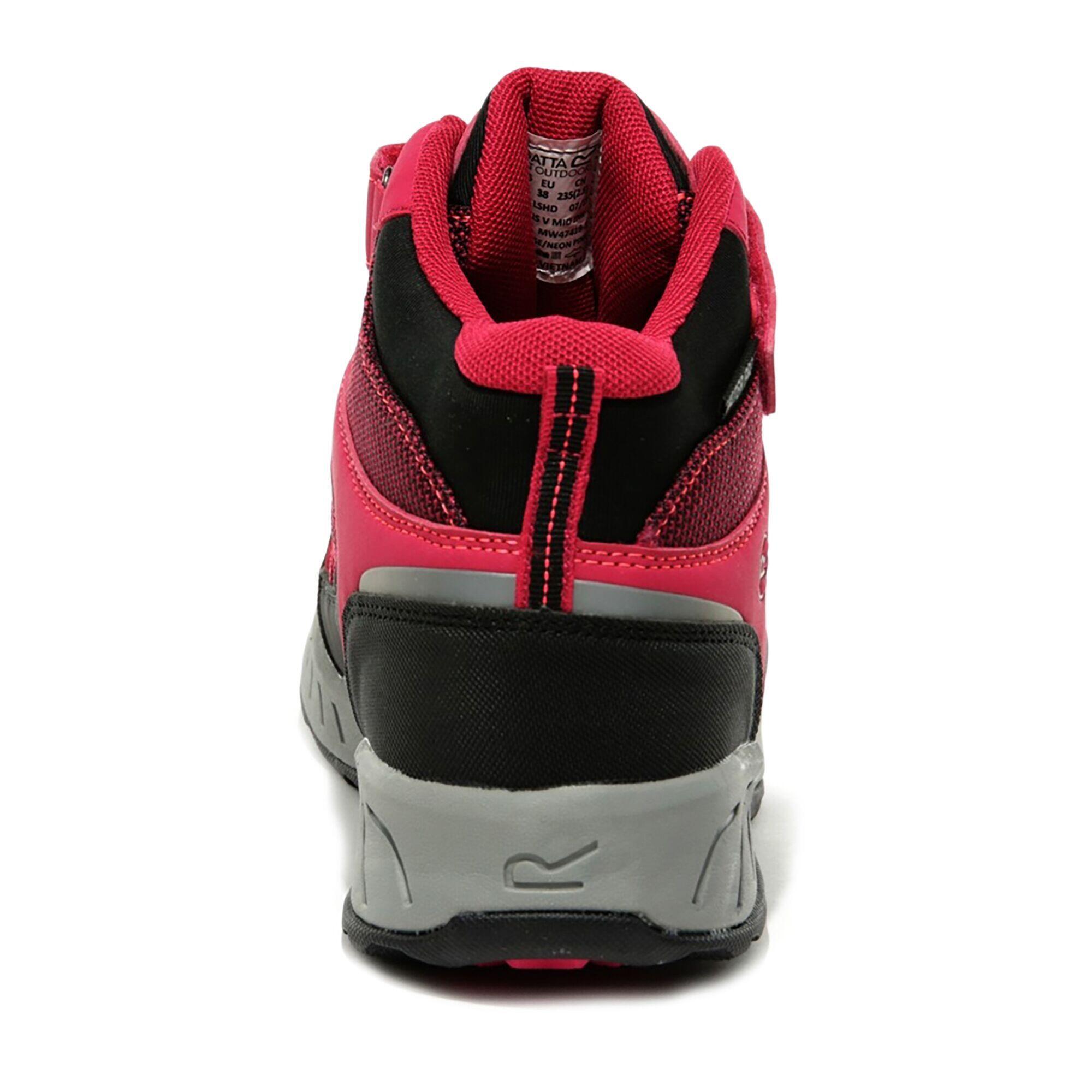 Kids Samaris V Mid Walking Boots (Dark Cerise/Neon Pink) 2/5