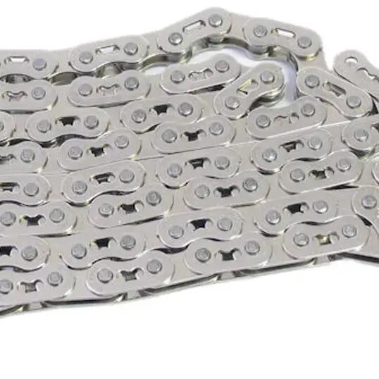 Steel Bicycle Chain for City & E-Bikes — 102 Links, 1/8" Width, Silver.