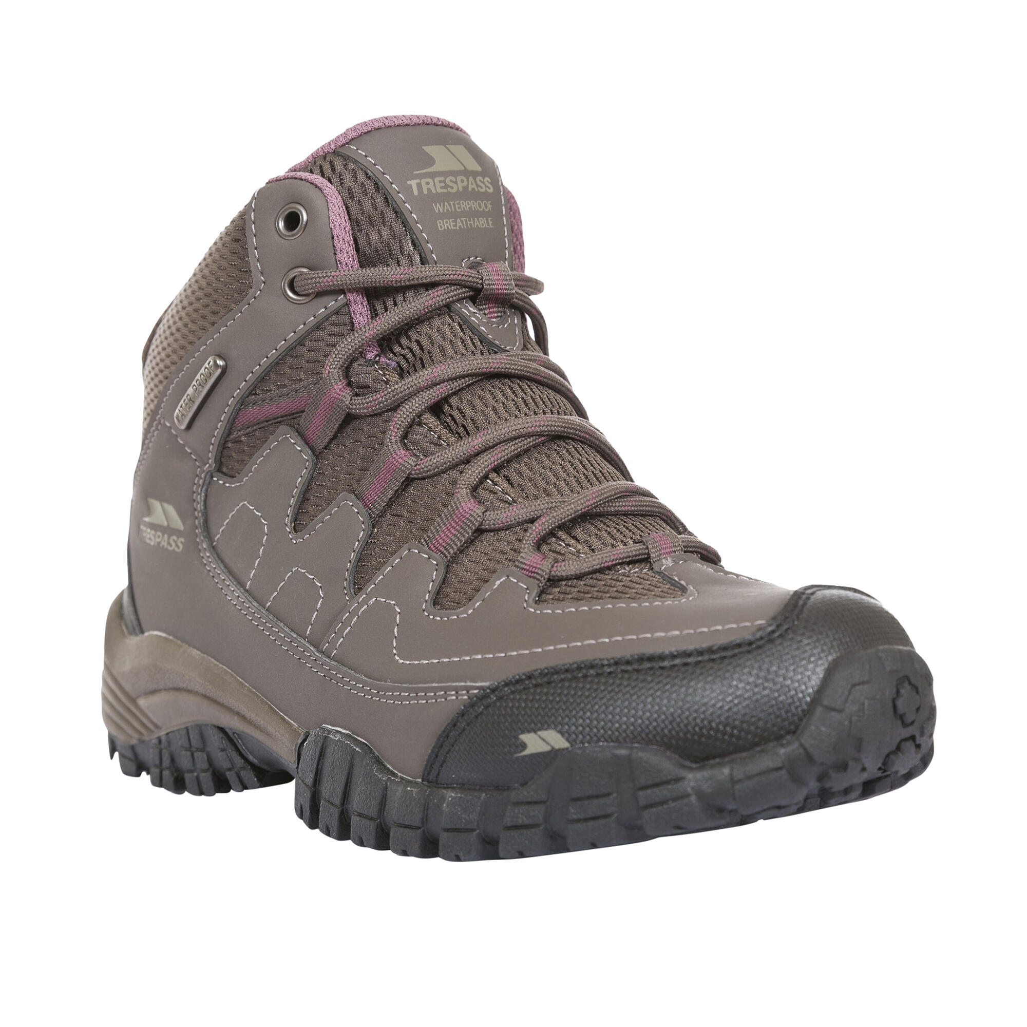 TRESPASS Womens/Ladies Mitzi Waterproof Walking Boots (Coffee)