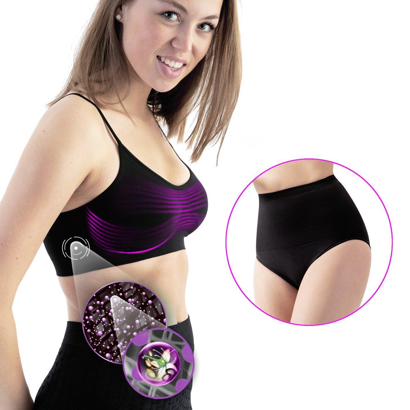 LYTESS Completo Reggiseno Rassodante e Culottes Pancia Piatta