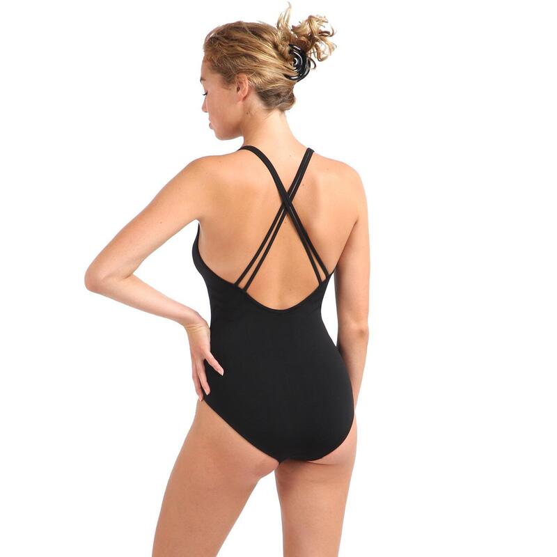 Maillot De Bain Sculptant Minceur Bretelles Dos Croisees