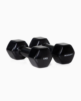 Manubri in vinile 5Kg (Coppia) - BOOMFIT