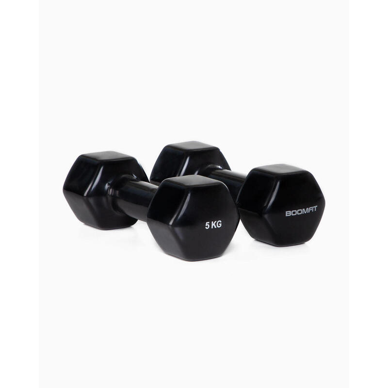 Halteres de Vinil 5Kg (Par) - BOOMFIT